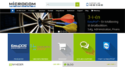 Desktop Screenshot of microcom.dk